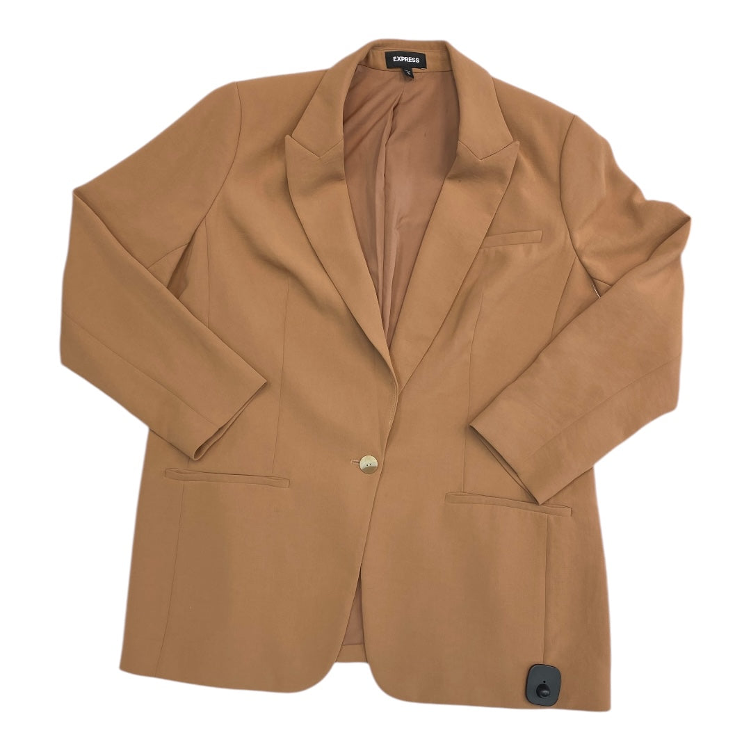 Blazer By Express In Tan, Size:Xl