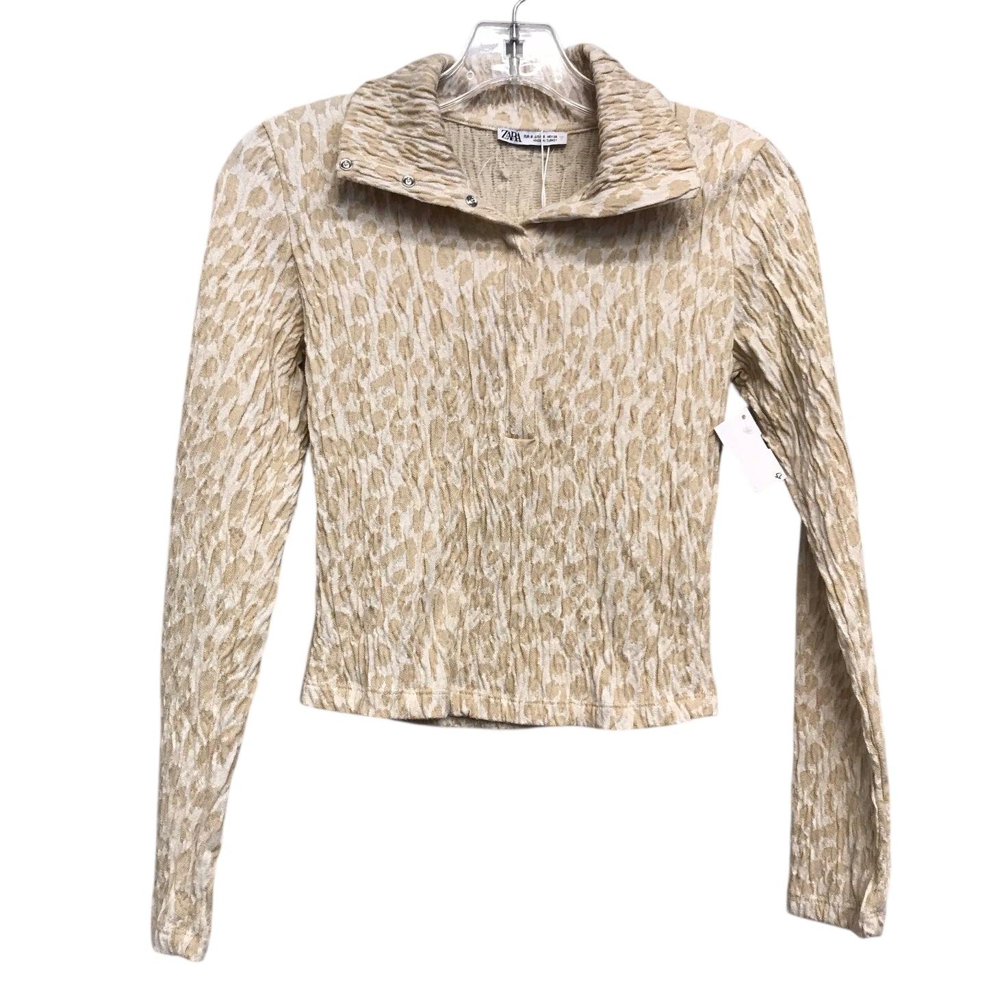 Top Ls By Zara In Animal Print, Size:S