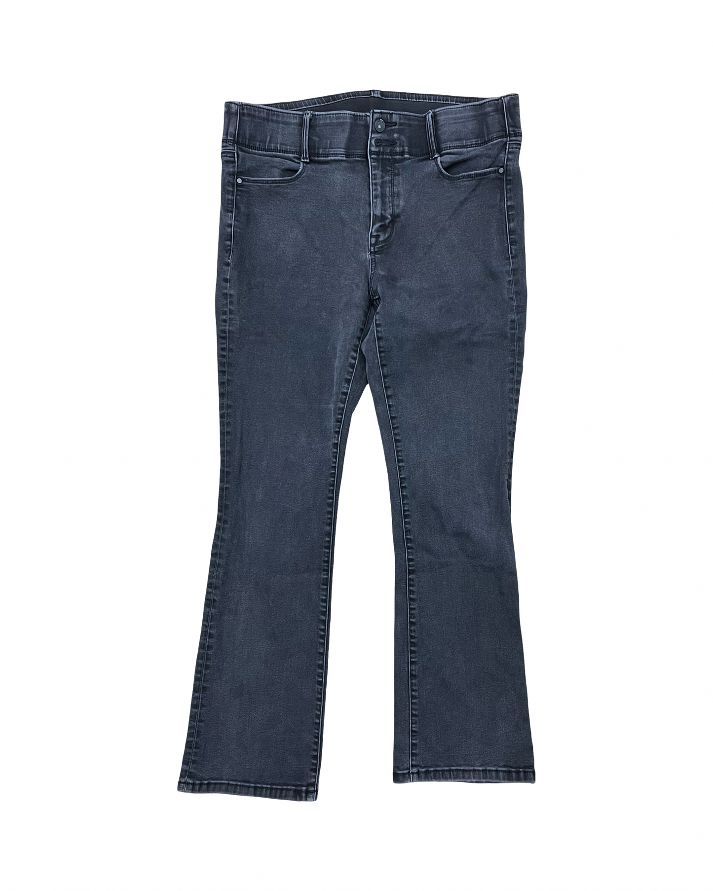 Jeans Boot Cut By Apt 9 In Black Denim, Size:14
