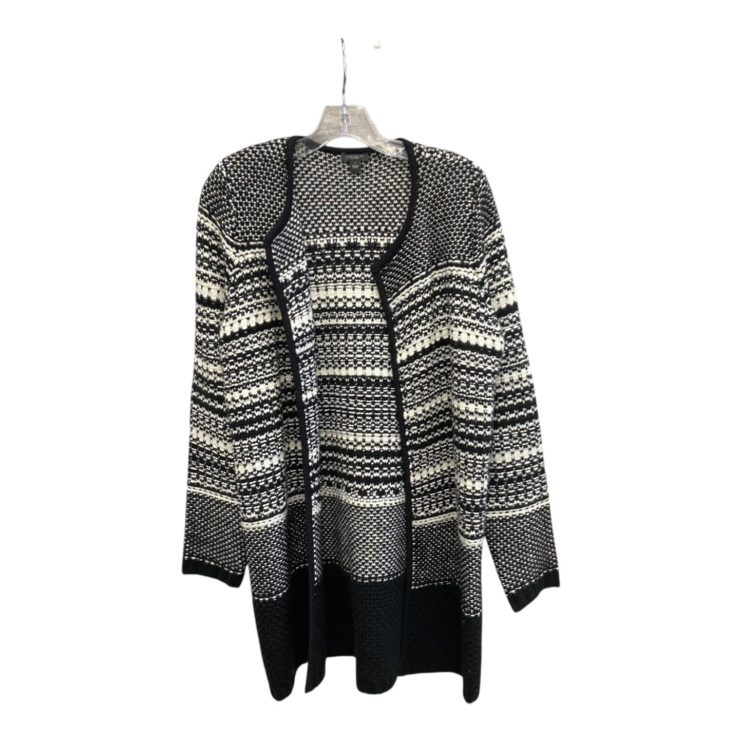 Sweater Cardigan By Ann Taylor In Black, Size:S