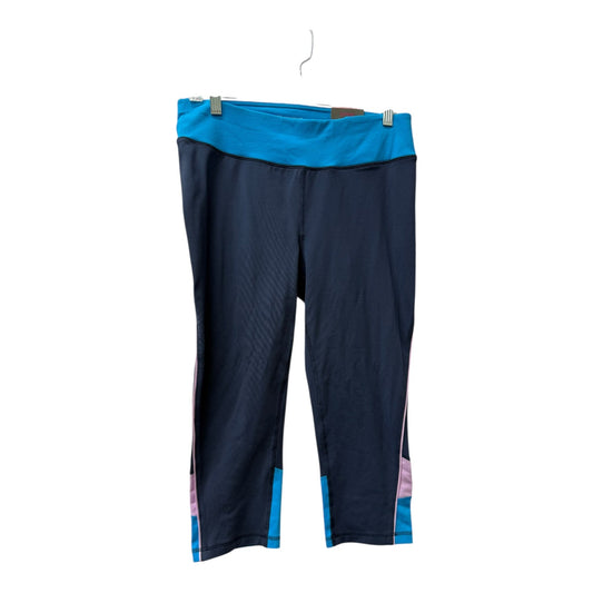 Athletic Leggings Capris By Tek Gear In Blue, Size:L