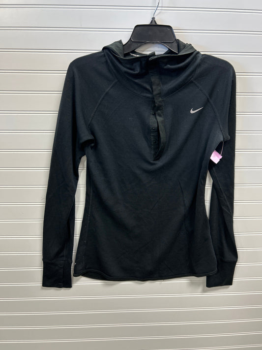 Athletic Top Ls Hoodie By Nike Apparel In Black, Size:M