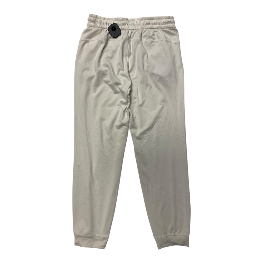 Athletic Pants By Lululemon In Cream, Size:4