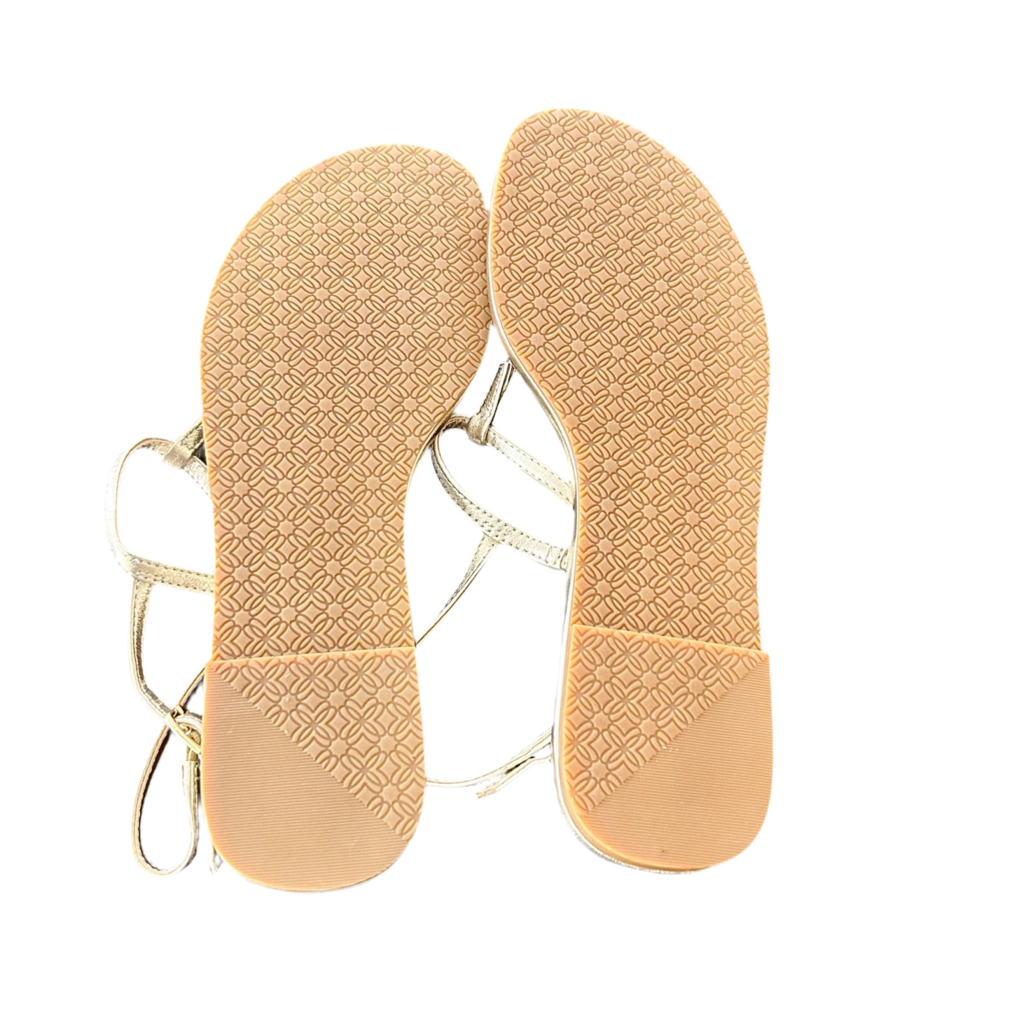 Sandals Designer By Lilly Pulitzer In Gold, Size: 6