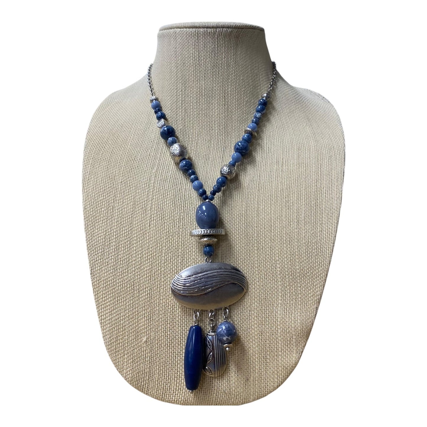 NECKLACE STATEMENT by CHICOS in BLUE