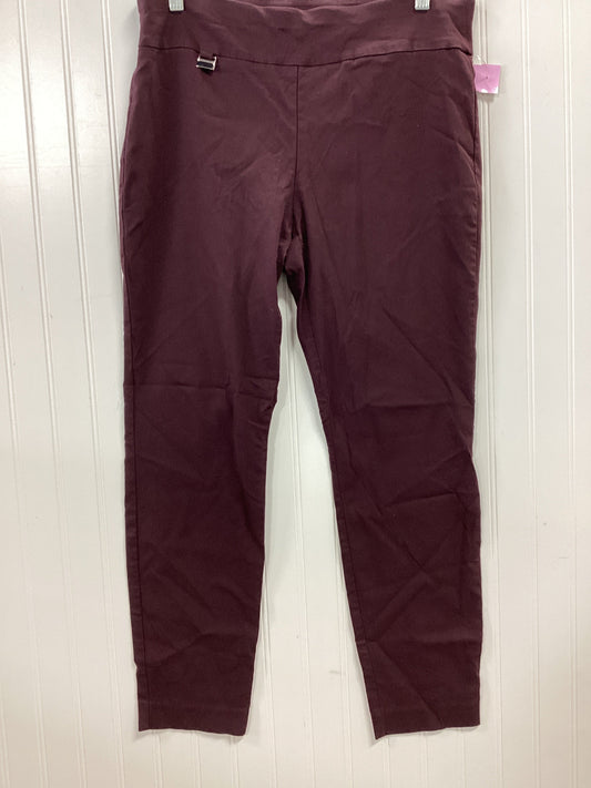 Pants Dress By Alfani In Maroon, Size:12