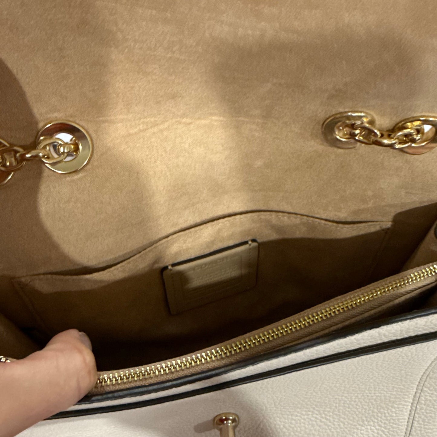Crossbody Designer By Coach, Size: Medium