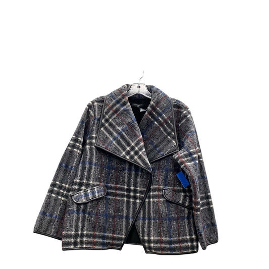 Sweater Blazer By Ellen Reyes In Grey, Size:Lp