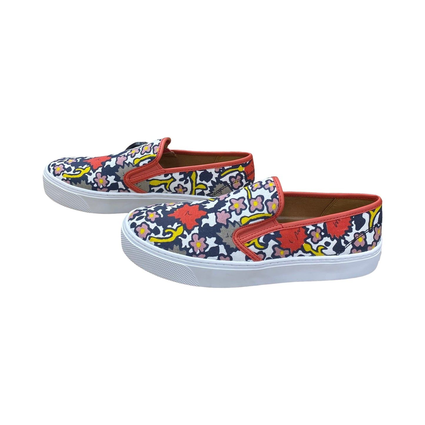 Shoes Designer By Coach In Floral Print, Size:10