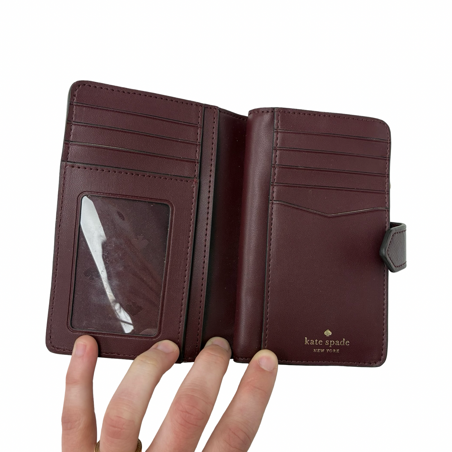 Wallet Designer By Kate Spade In Maroon, Size:Small