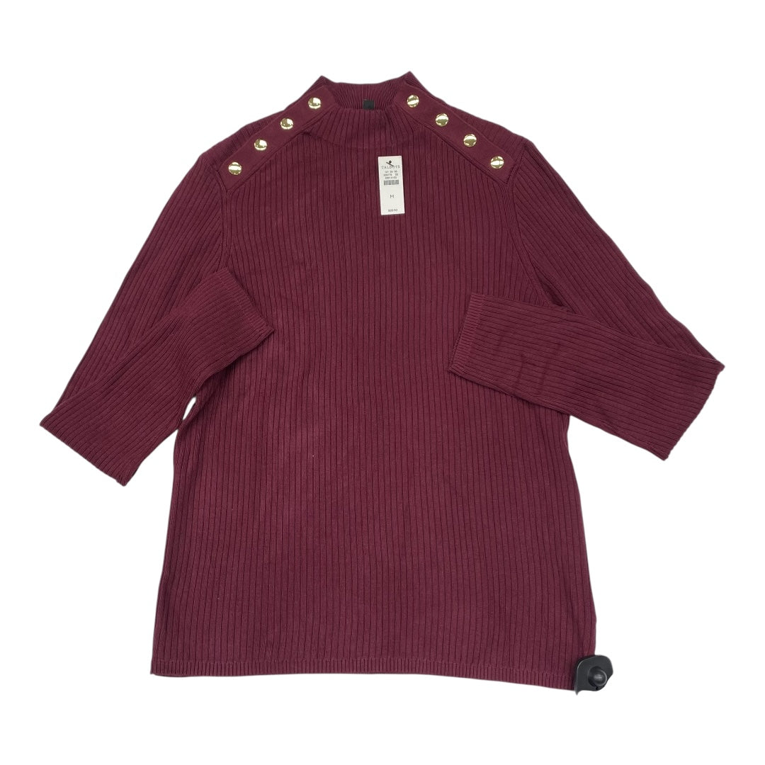 Sweater By Talbots In Red, Size:M
