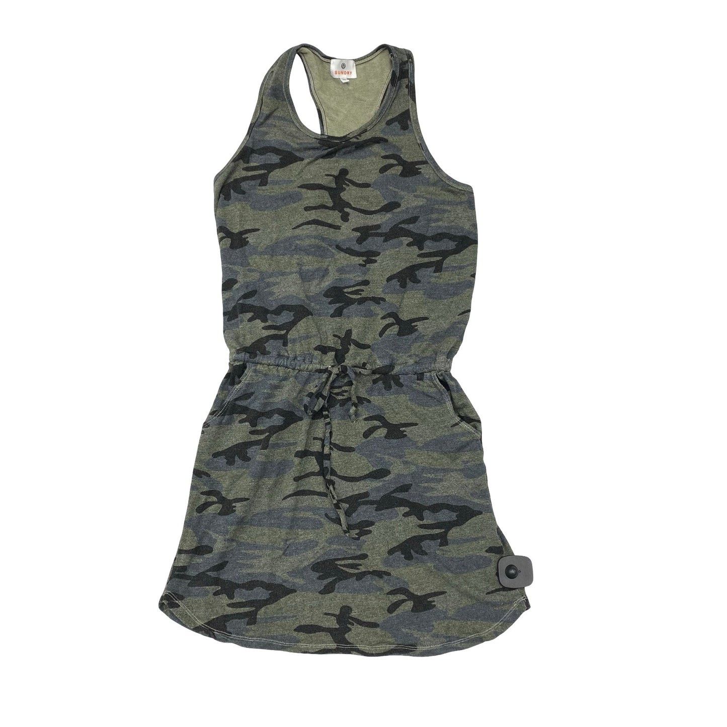 Dress Casual Midi By Sundry In Camouflage Print, Size:S