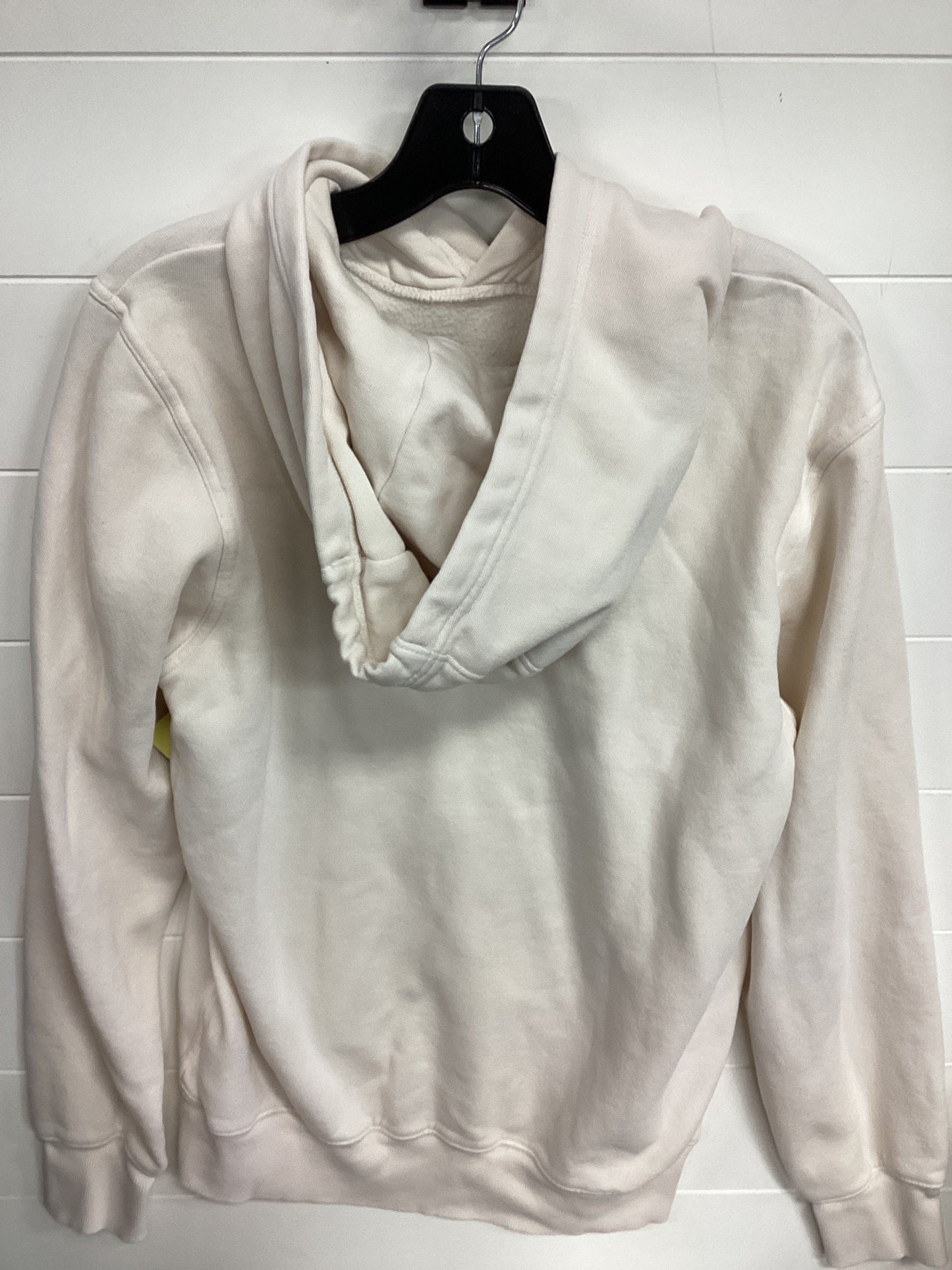 Athletic Sweatshirt Hoodie By The North Face In Cream, Size:L