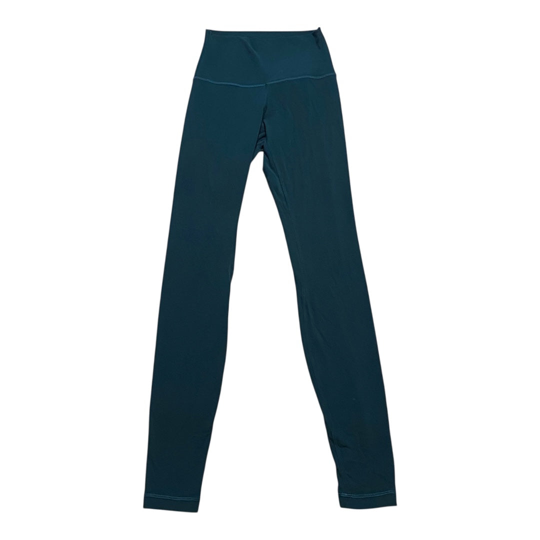 Athletic Leggings By Lululemon In Blue, Size:2