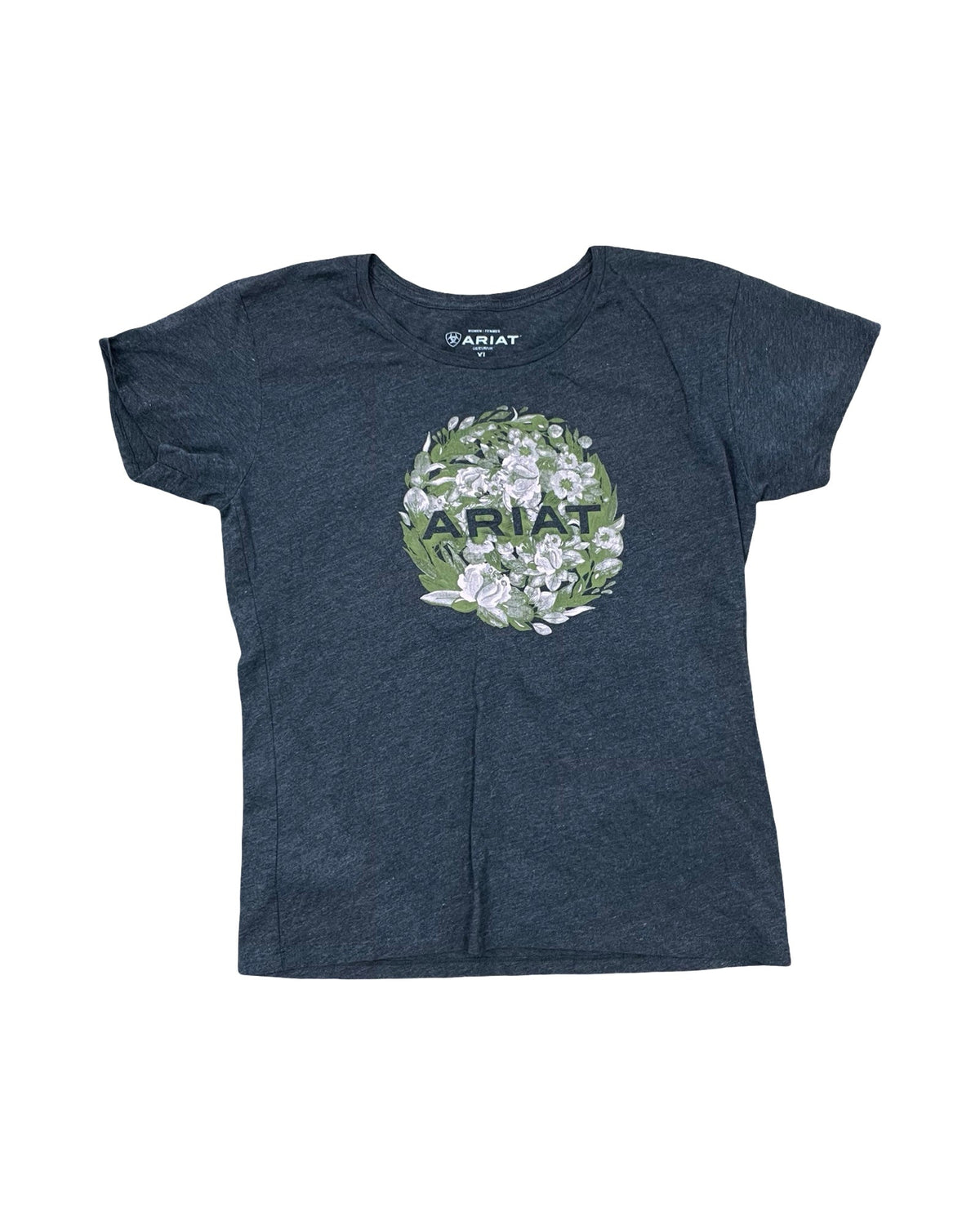 Top Ss By Ariat In Grey, Size:Xl