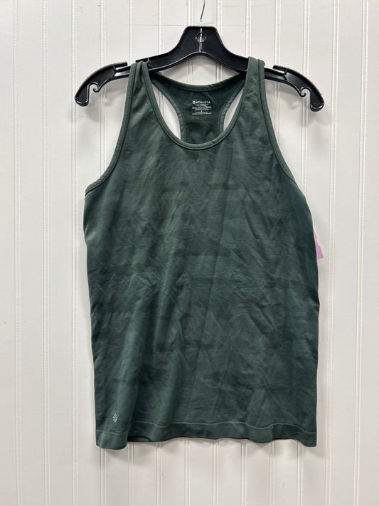 Athletic Tank Top By Athleta In Green, Size:L