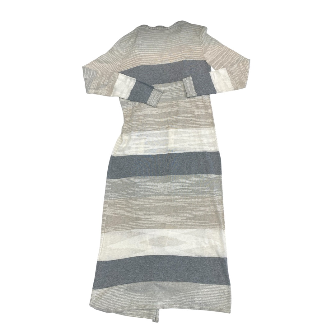 Sweater By Cabi In Grey & White, Size:Xs