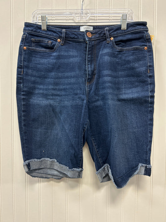 Shorts By Loft In Blue Denim, Size:12