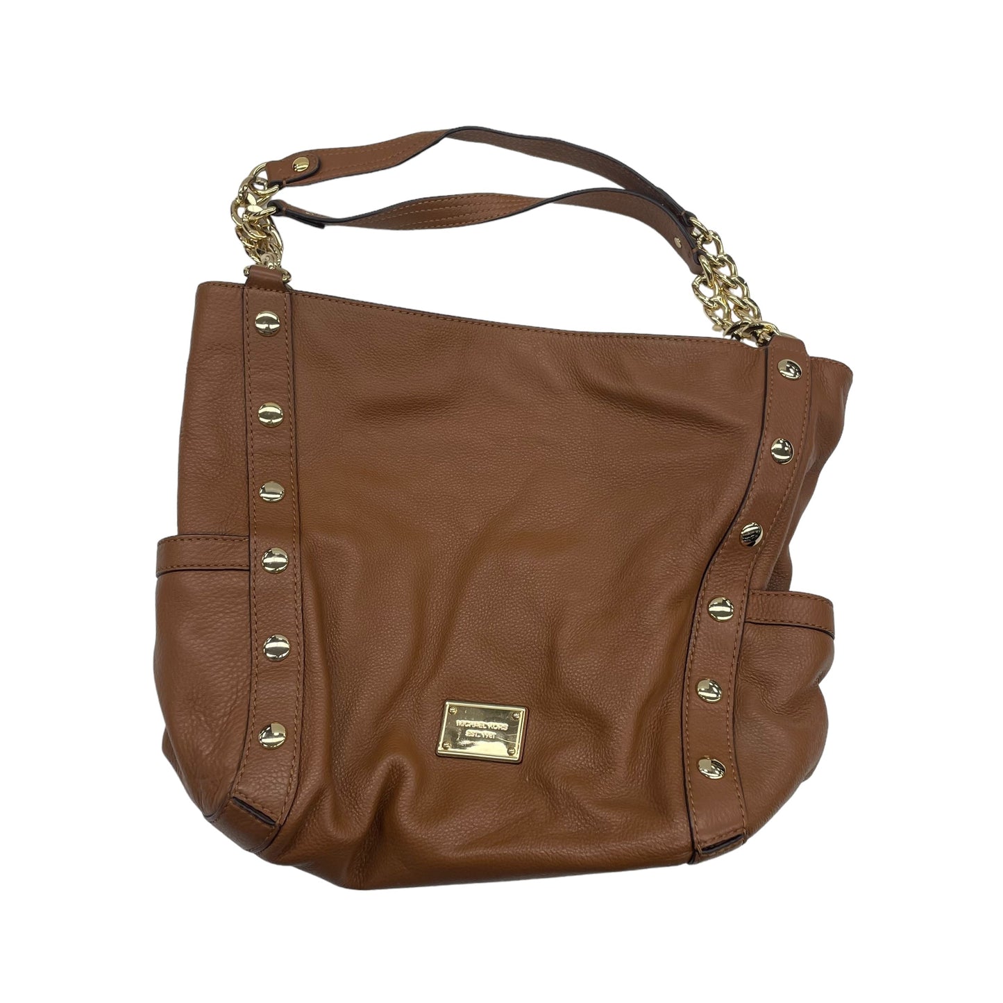 BROWN HANDBAG DESIGNER by MICHAEL KORS Size:MEDIUM