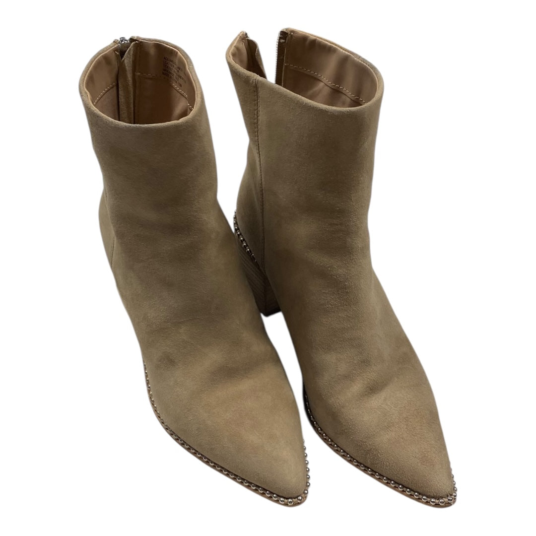 Boots Ankle Heels By Steve Madden In Tan, Size:8.5