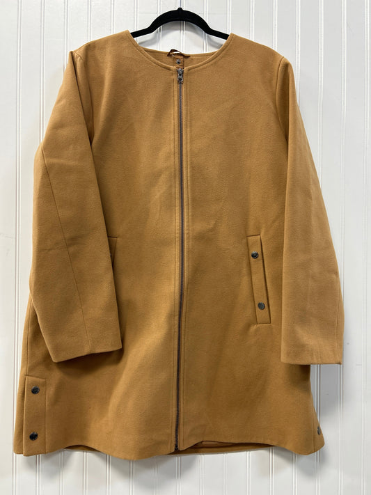 Coat Other By Lands End In Brown, Size:L