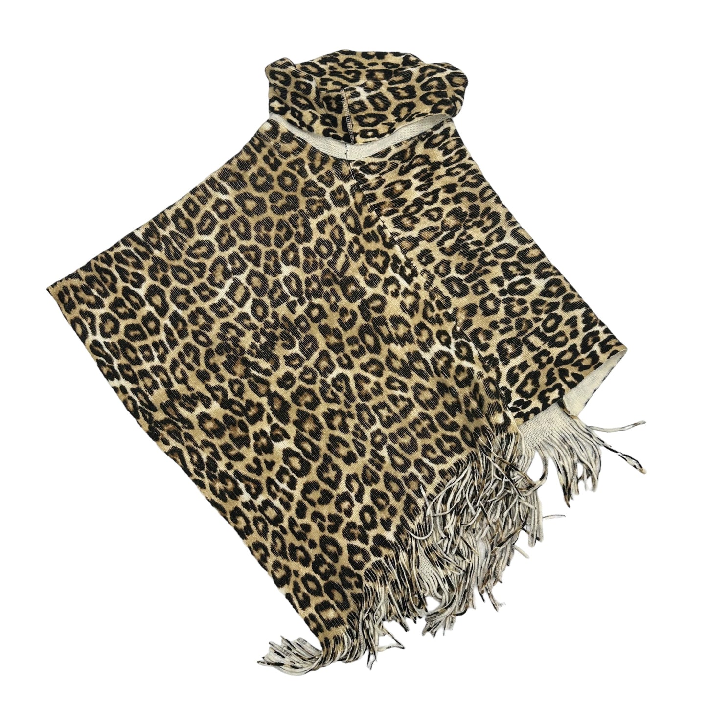 ANIMAL PRINT CHICOS PONCHO, Size ONESIZE