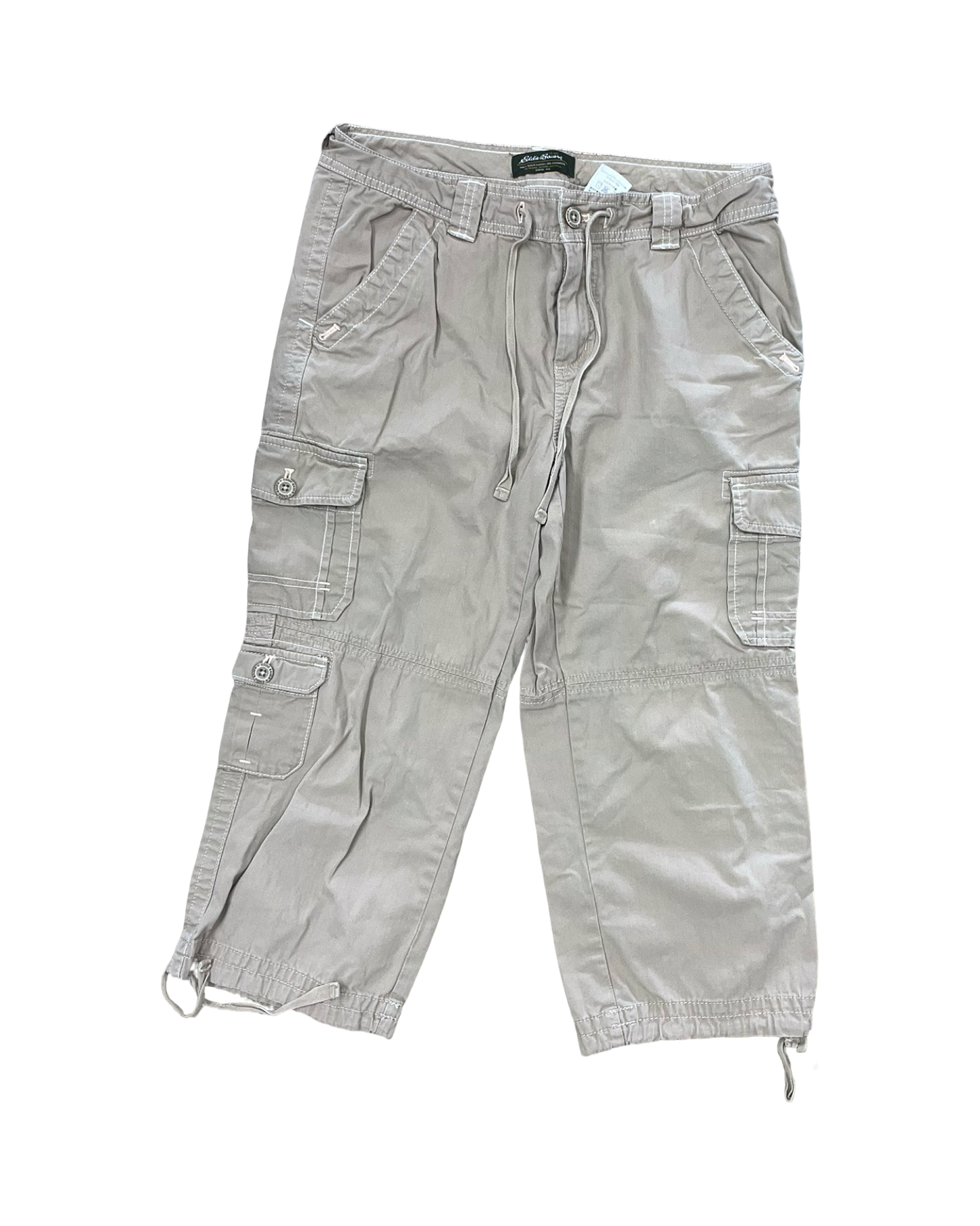 Pants Cropped By Eddie Bauer In Tan, Size:10