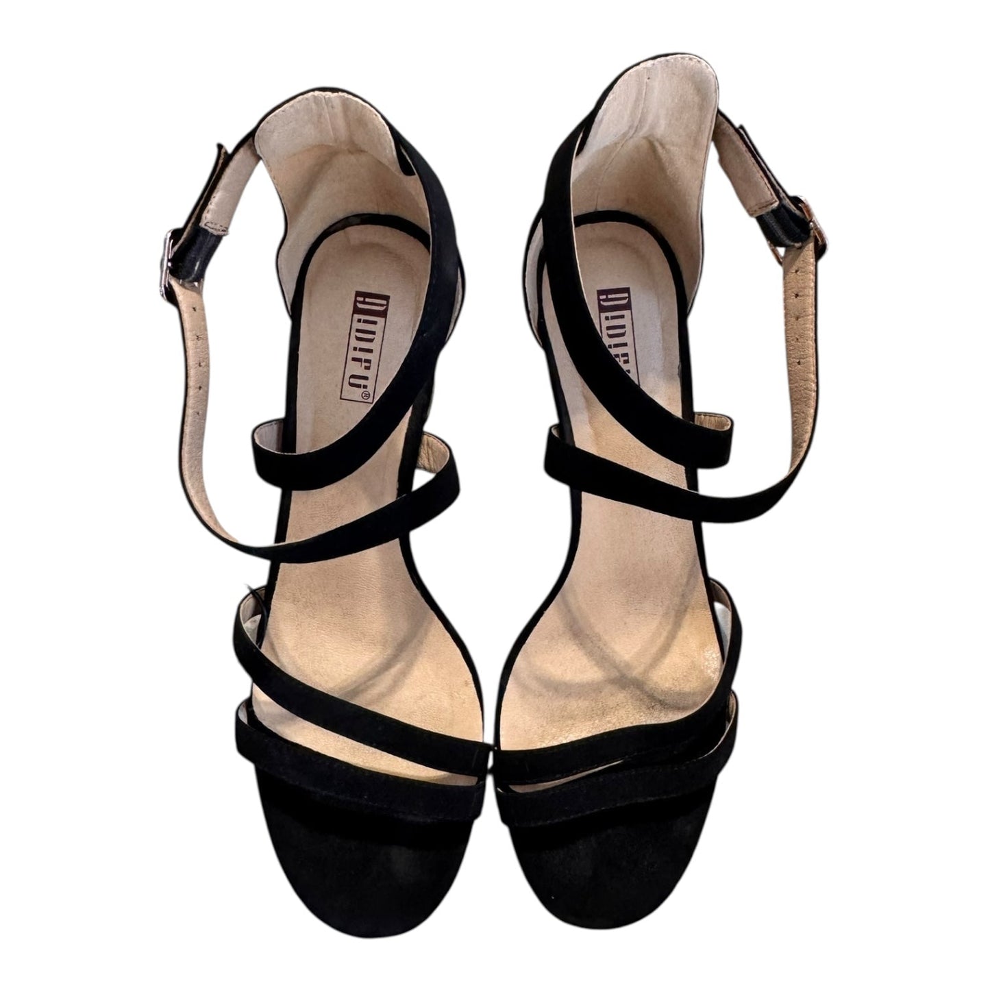 Sandals Heels Block By DIDIFU In Black, Size:9