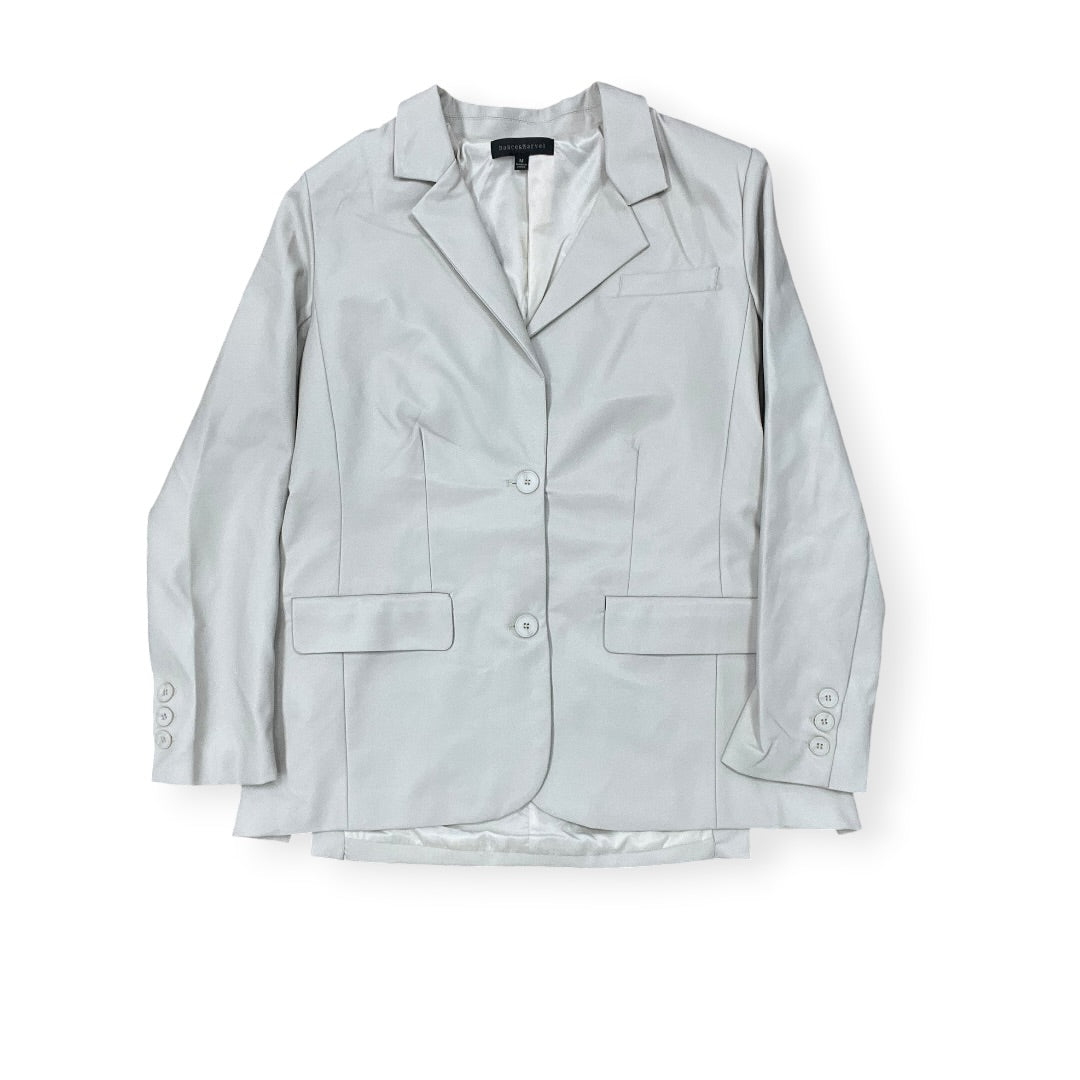 Blazer By Clothes Mentor In Cream, Size:M