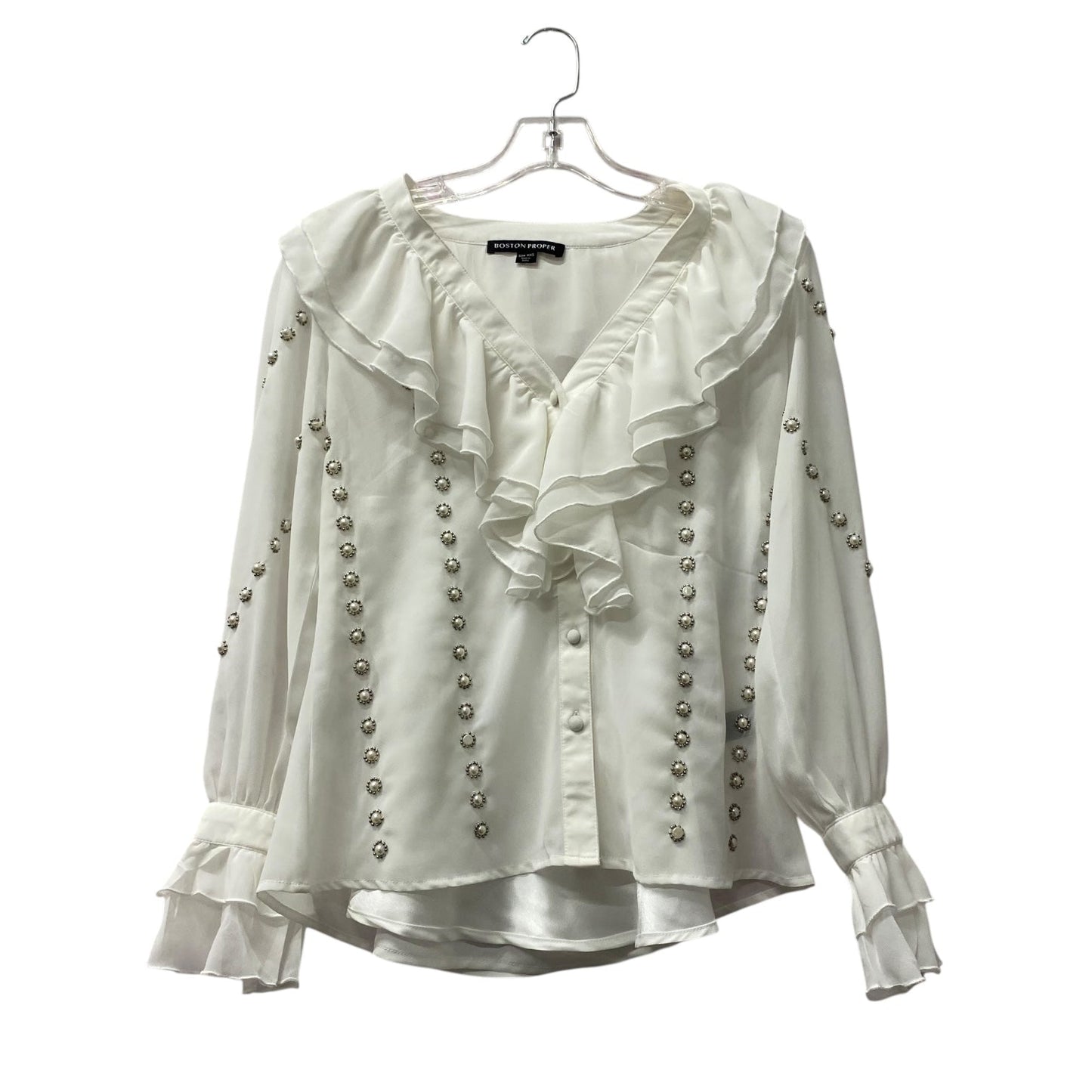 Top Ls By Boston Proper In Ivory, Size:Xs