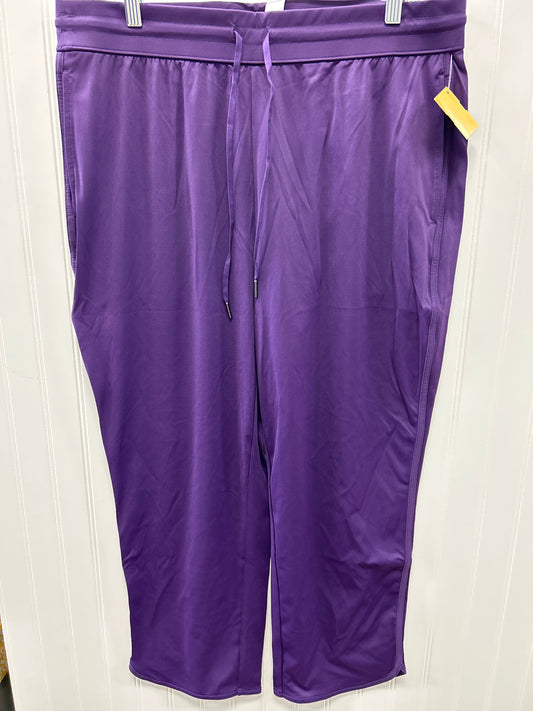 Athletic Pants By Halara In Purple, Size:Xl