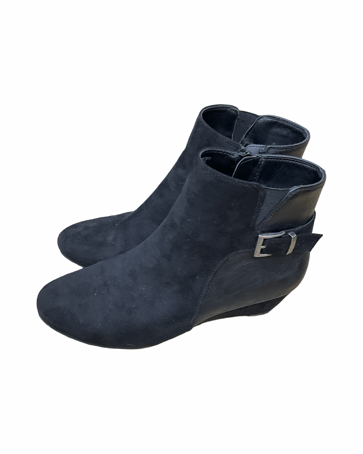 Boots Ankle Heels By Croft And Barrow In Black, Size:8