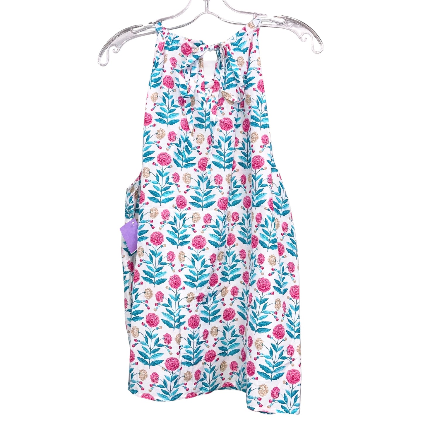 Top Sleeveless By Ann Taylor In Floral Print, Size:Xl