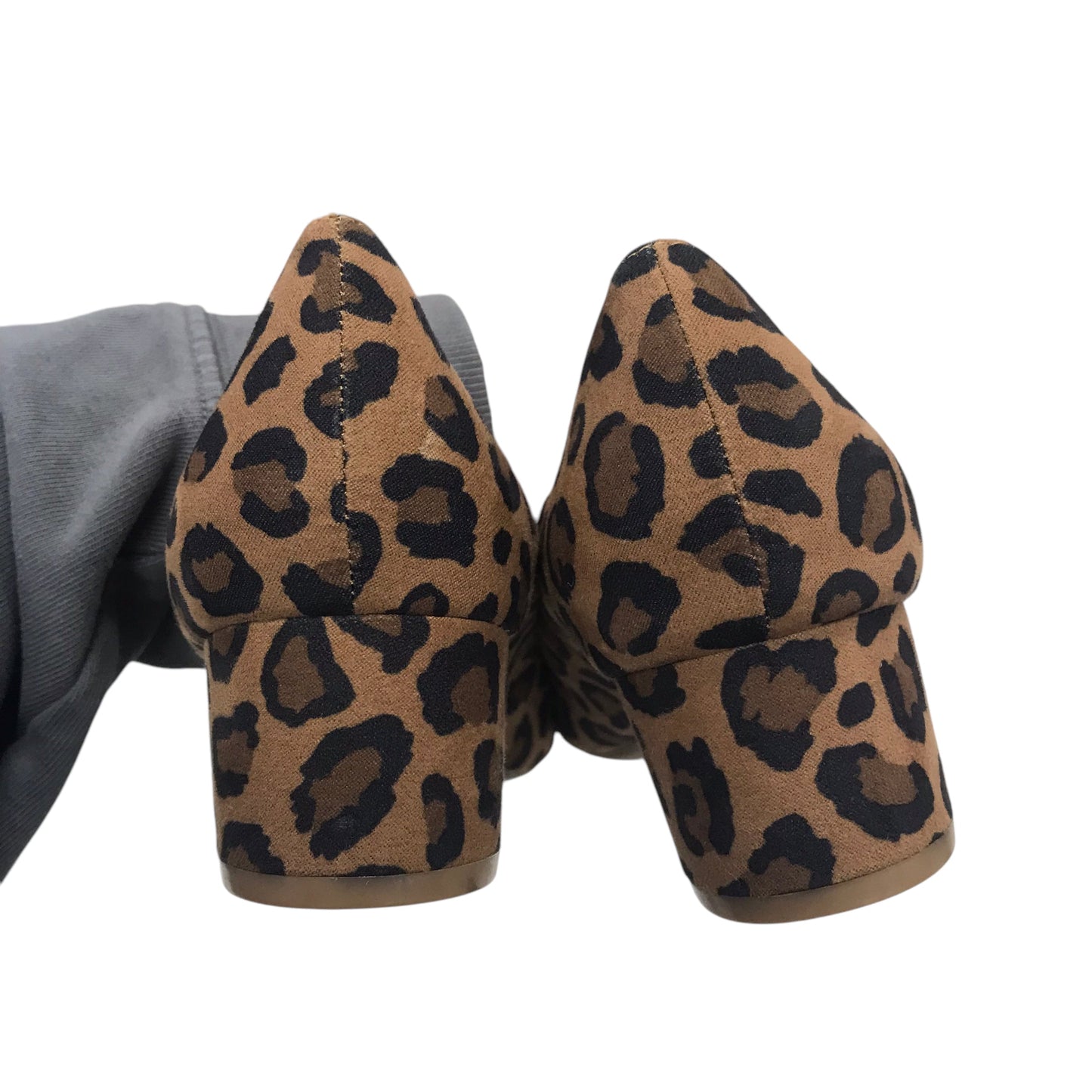 Shoes Heels Block By Old Navy In Animal Print, Size:8.5