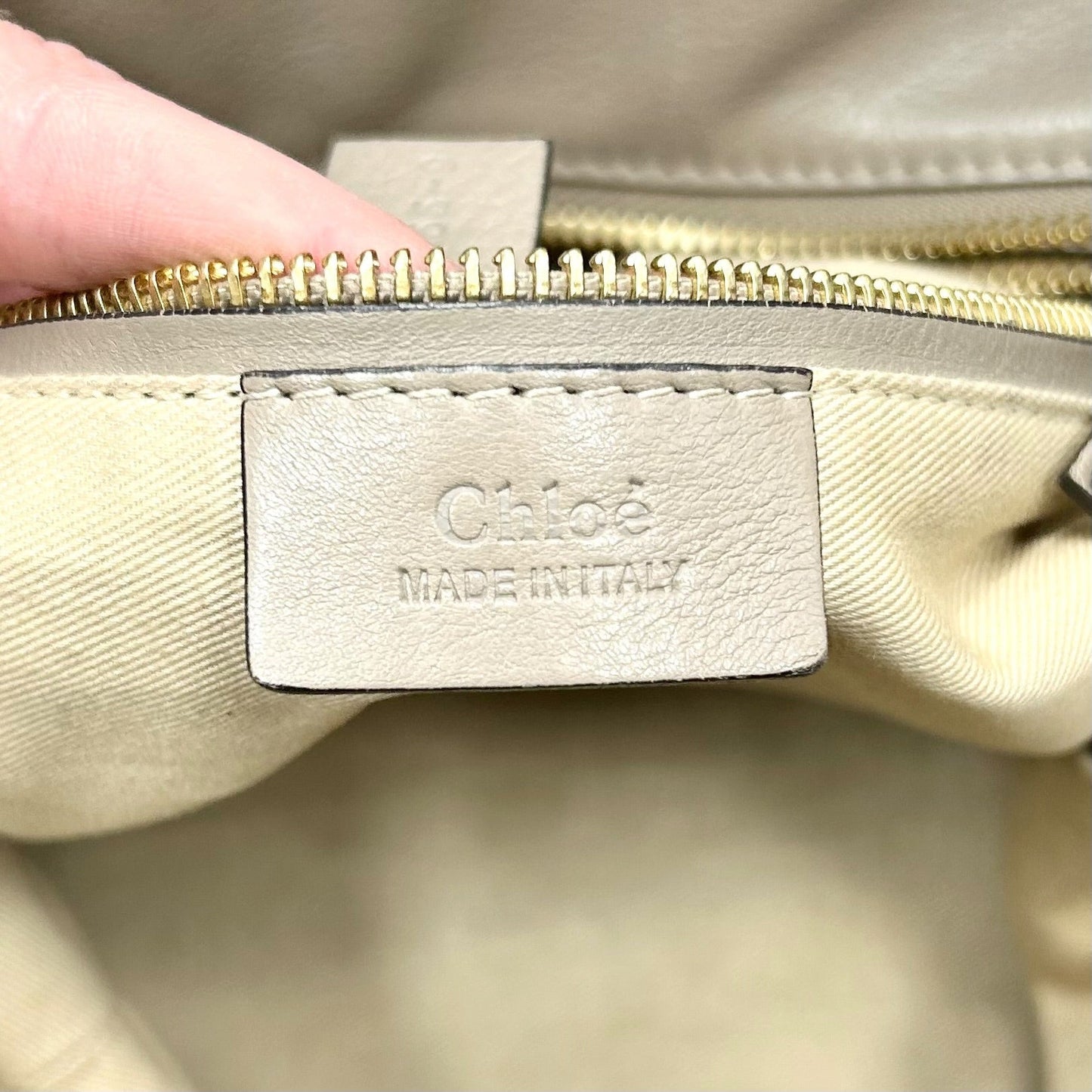 Handbag Luxury Designer By Chloe, Size: Large