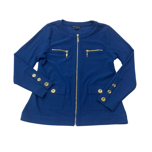 Jacket Other By Boston Proper In Blue & Gold, Size:L