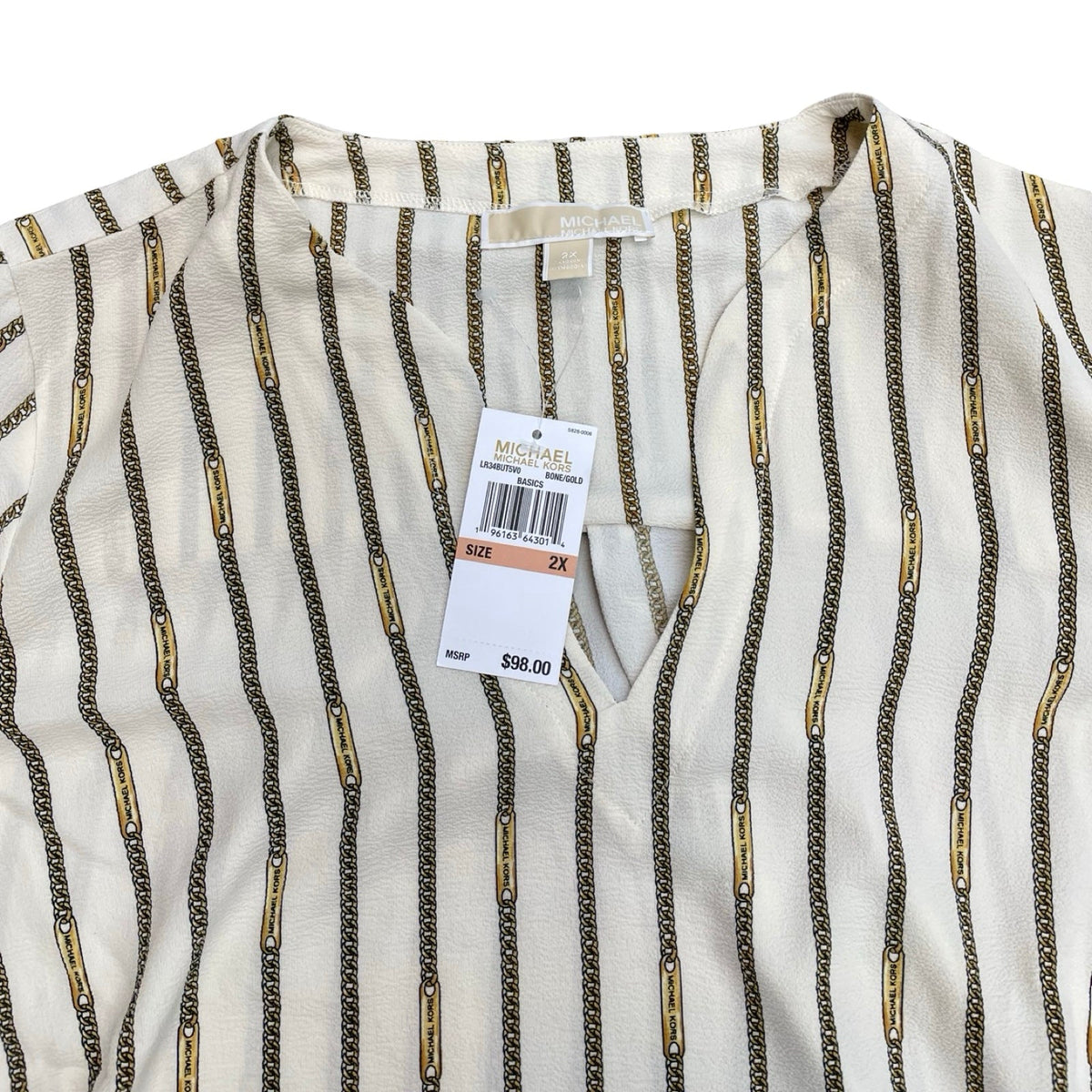 Top Ls By Michael By Michael Kors In Multi, Size:2X