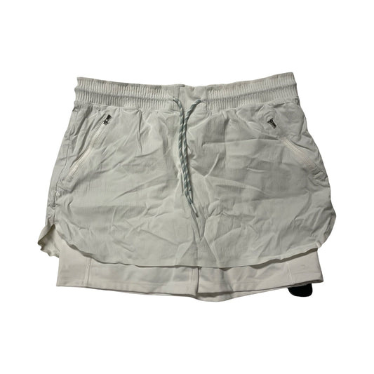 Athletic Skort By Athleta In White, Size:12