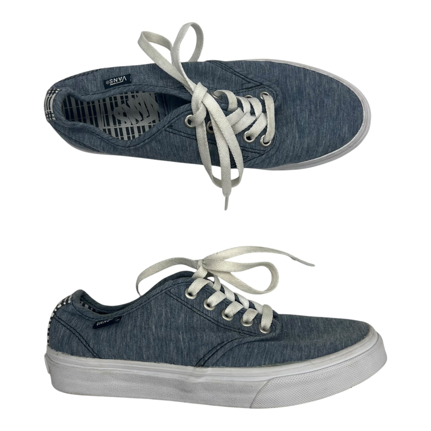 Shoes Sneakers By Vans In Blue, Size:6