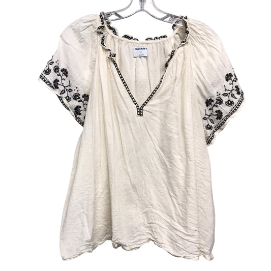 Top Ss By Old Navy In Cream, Size:2X