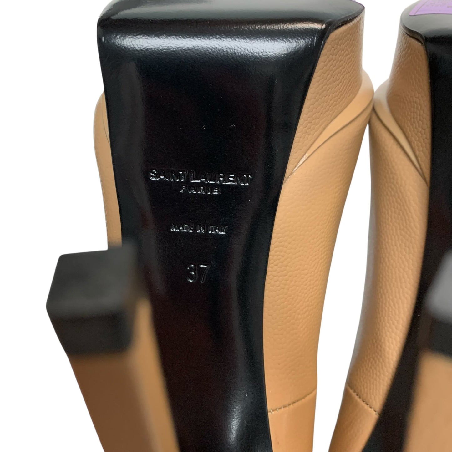 Shoes Luxury Designer By Yves Saint Laurent In Tan, Size: 6.5