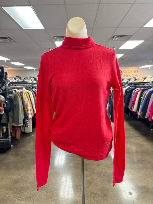 Top Ls By Madewell In Red, Size:M