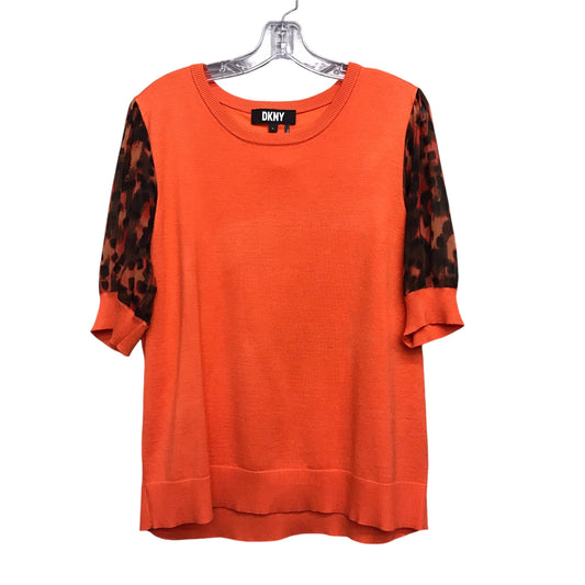 Top Ss By Dkny In Orange, Size:Xl