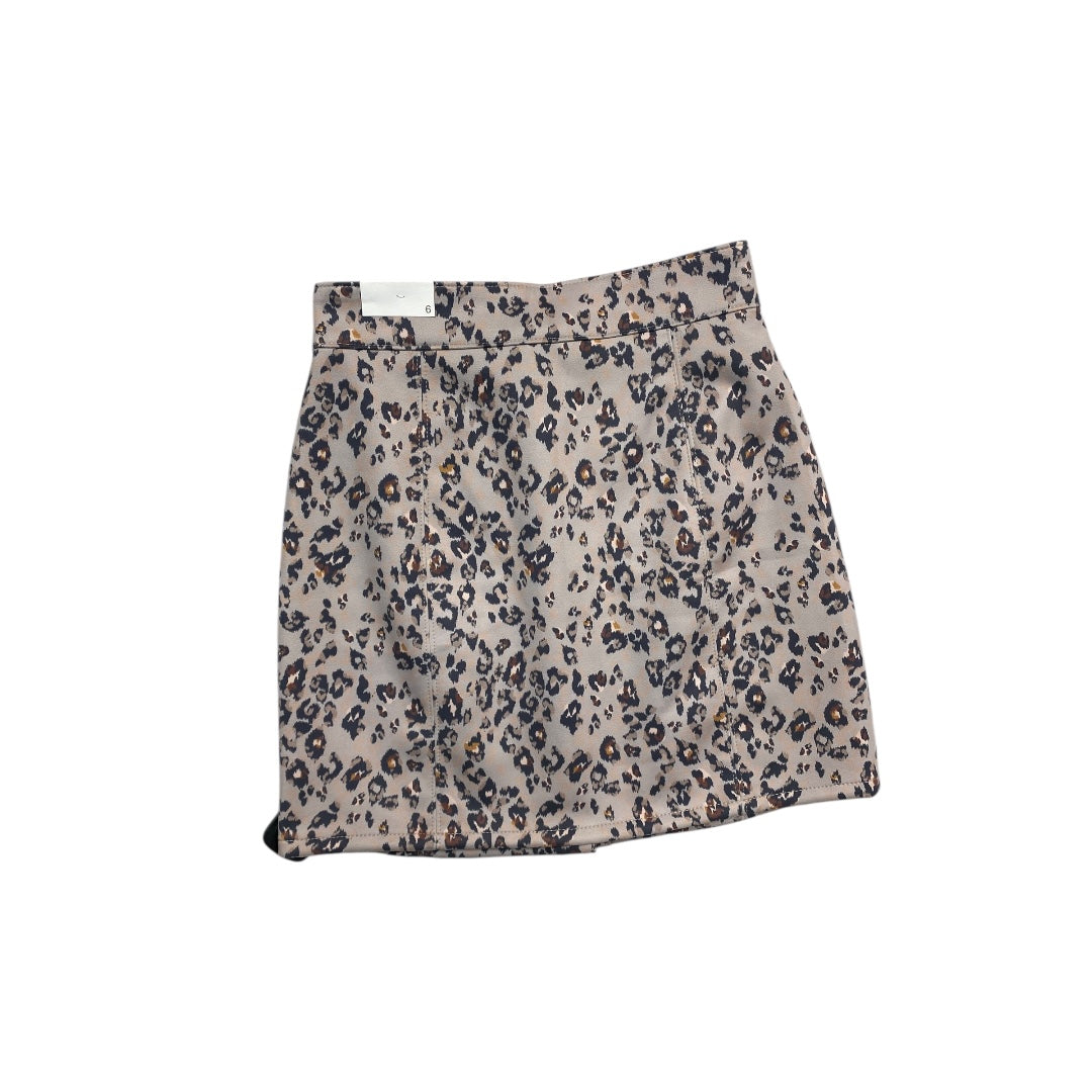 Skirt Mini & Short By Maurices In Animal Print, Size:6