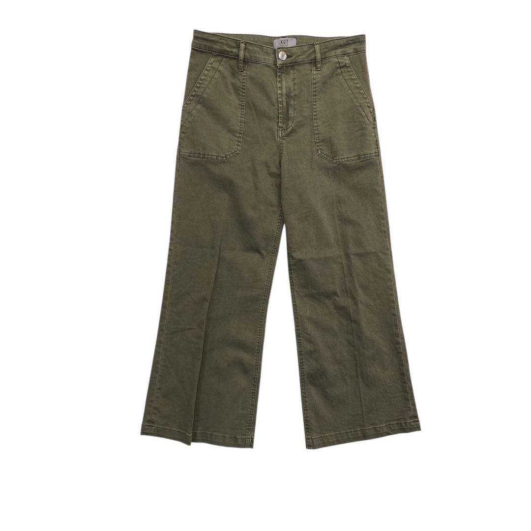 Jeans Wide Leg By Kut In Green, Size:8
