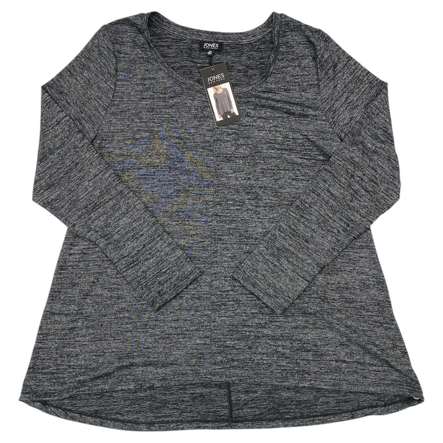 Sweater By Jones New York In Grey, Size:Xl