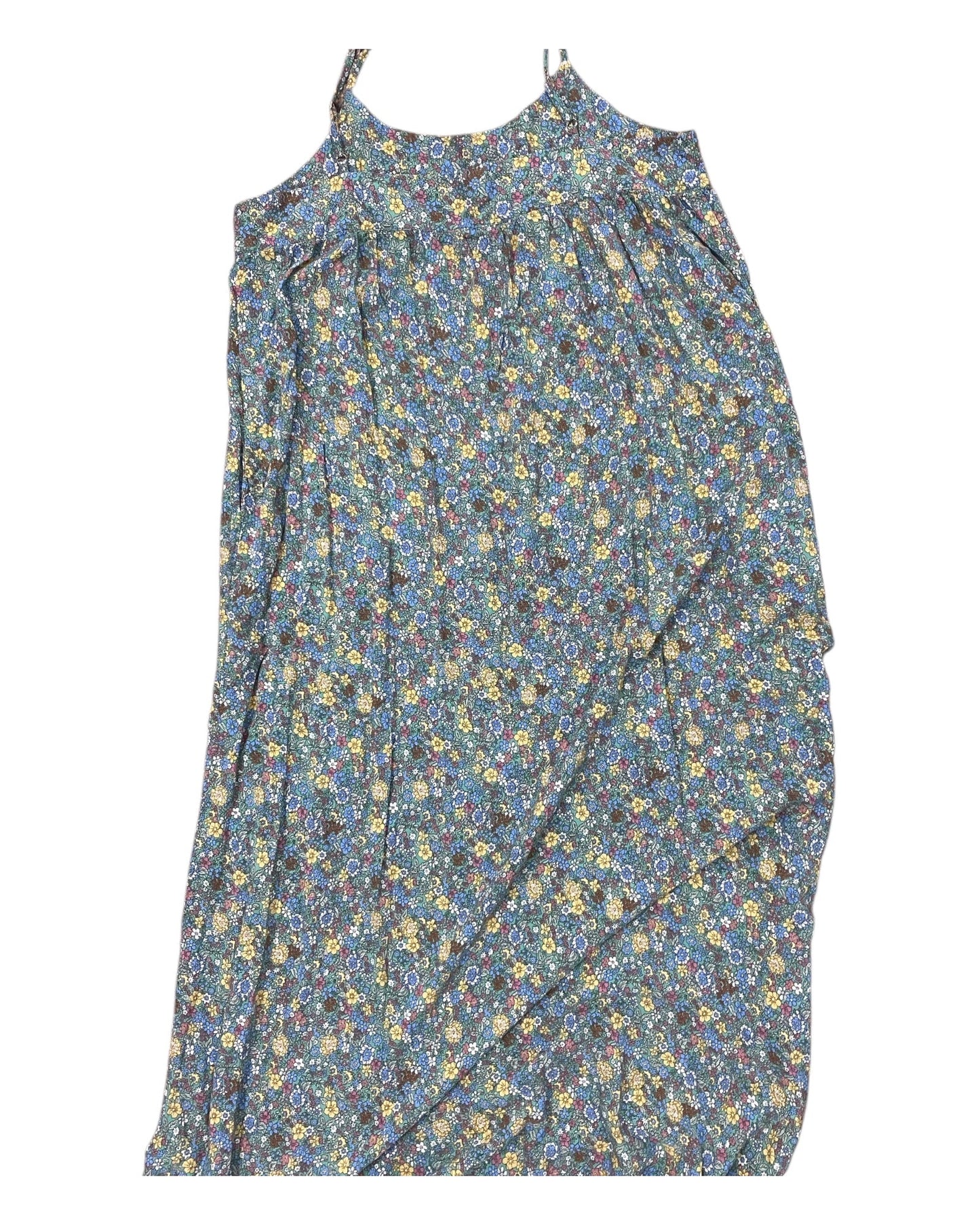 Dress Casual Maxi By Natural Life In Green & Yellow, Size:L