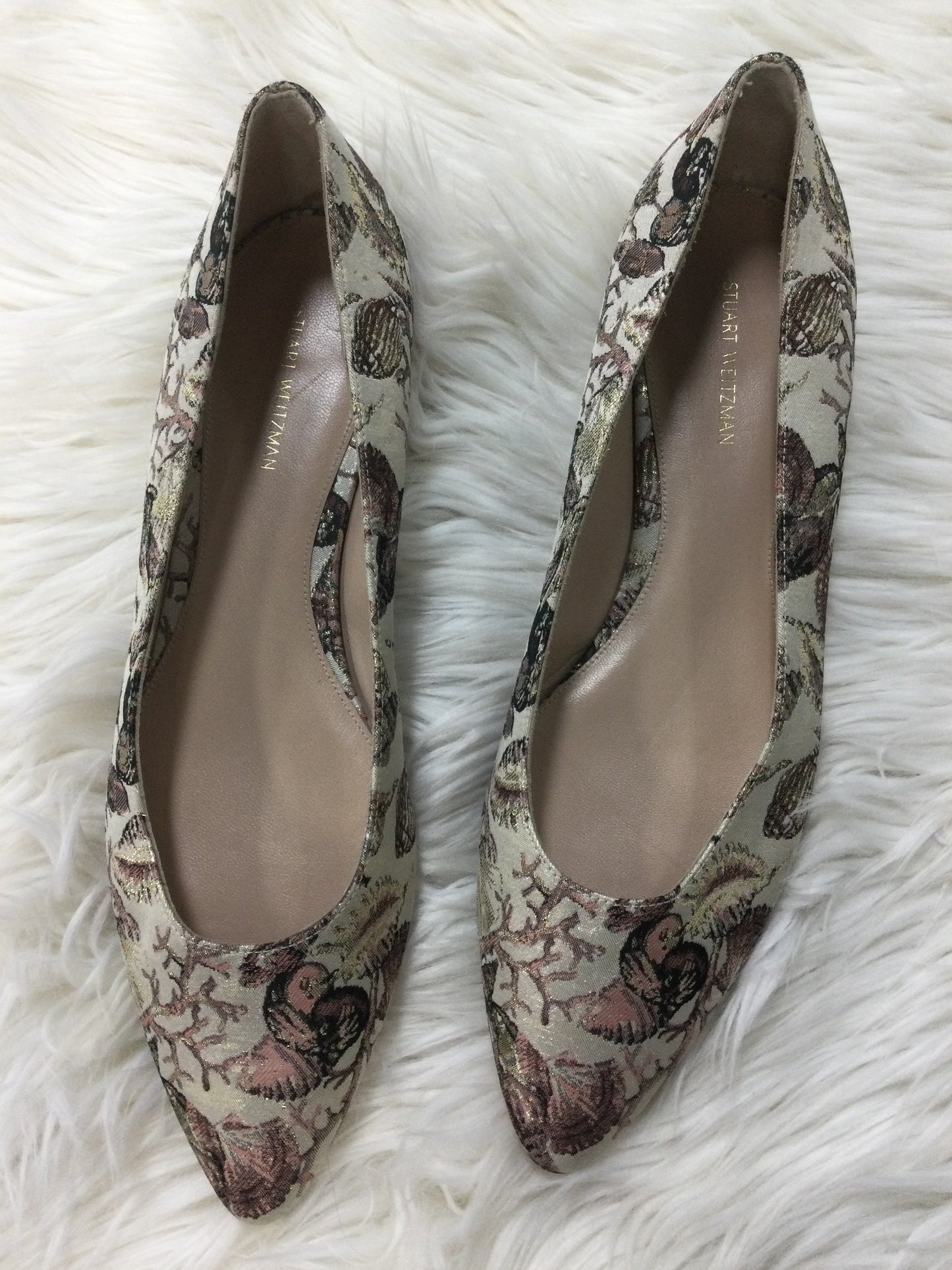 Shoes Designer By Stuart Weitzman In Floral Print, Size:9.5