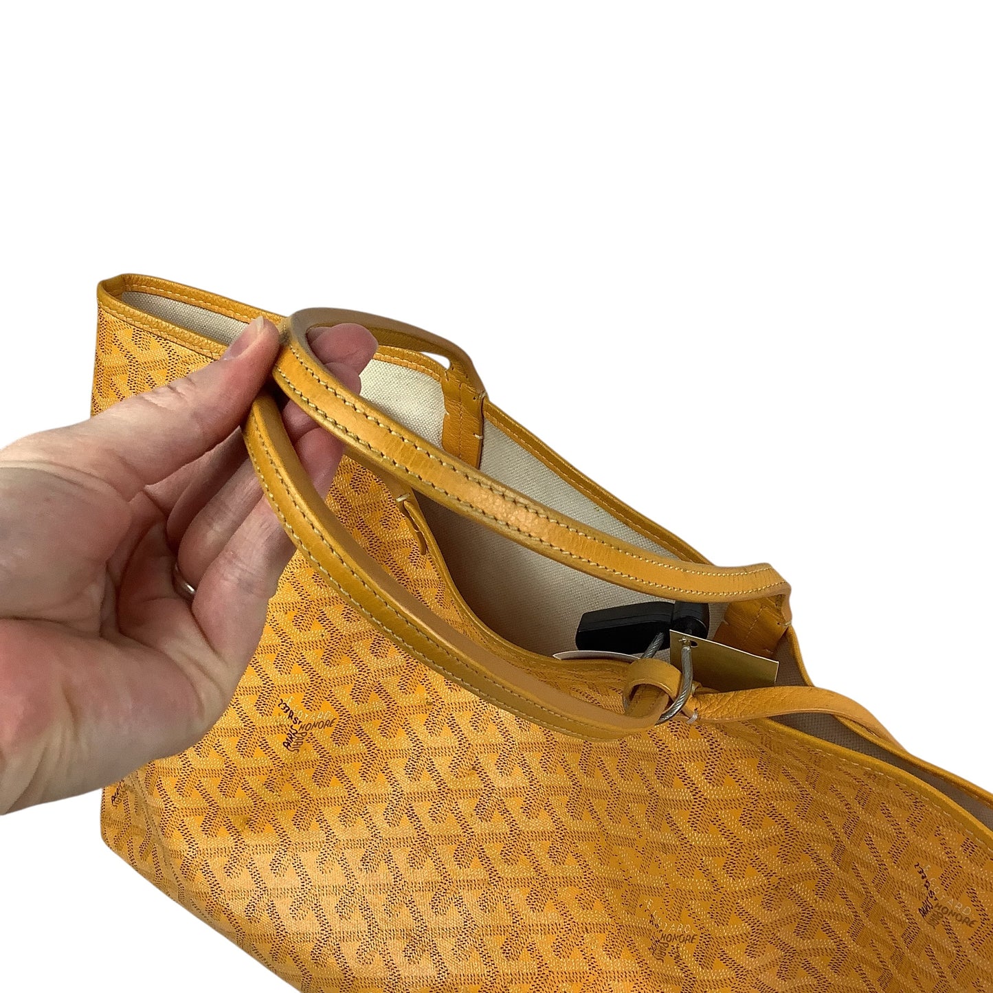Tote Luxury Designer By Goyard, Size: Medium