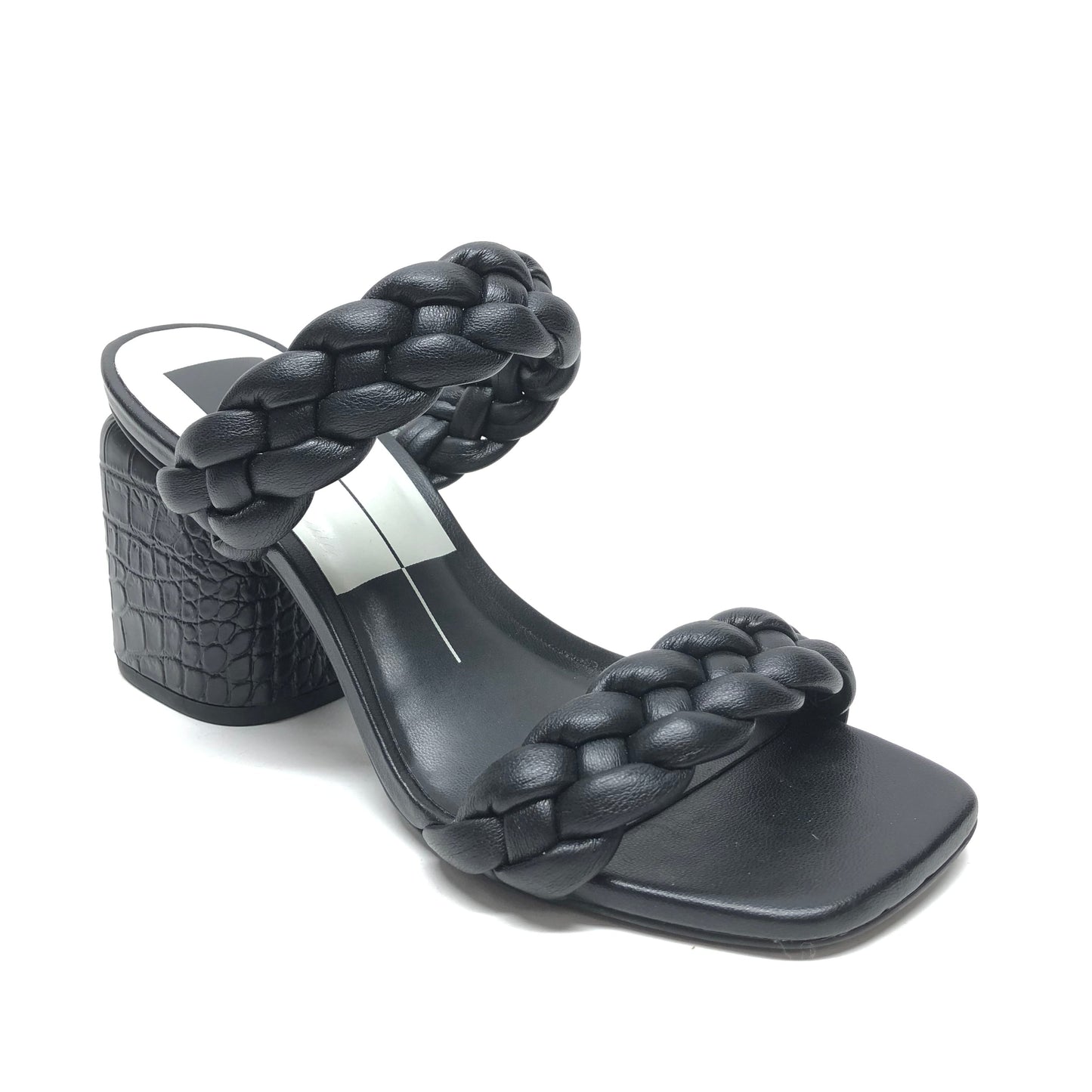 Black Sandals Heels Block Dolce Vita, Size 6